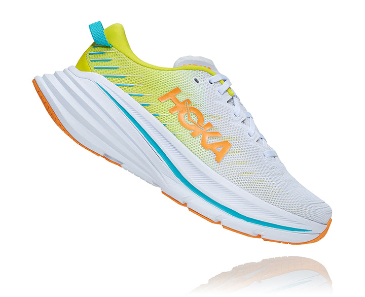 Hoka M BONDI X White / Evening Primrose