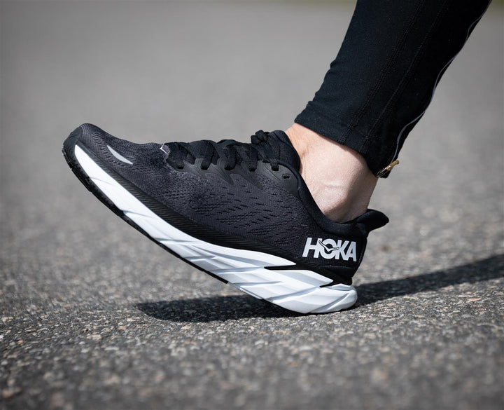 Hoka W CLIFTON 8 WIDE Black/White