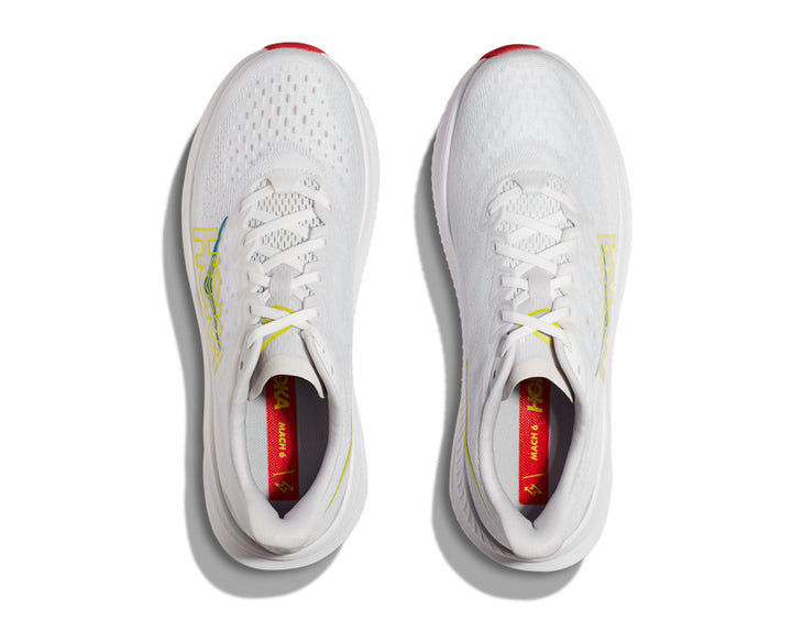 Hoka M MACH 6 White / Nimbus Cloud