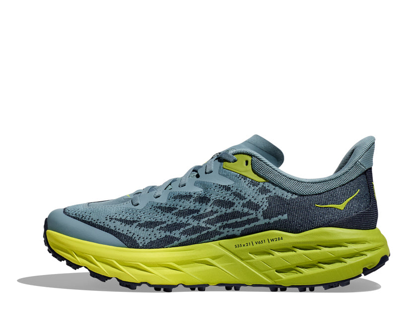 Hoka M SPEEDGOAT 5 Stone Blue / Dark Citron