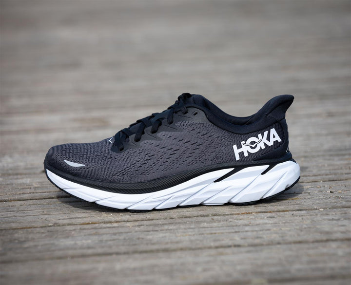 Hoka W CLIFTON 8 WIDE Black/White