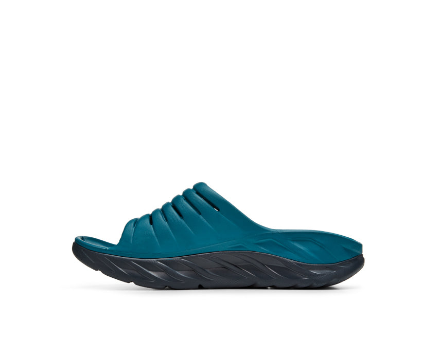 Hoka M ORA RECOVERY SLIDE Blue Coral/Butterfly
