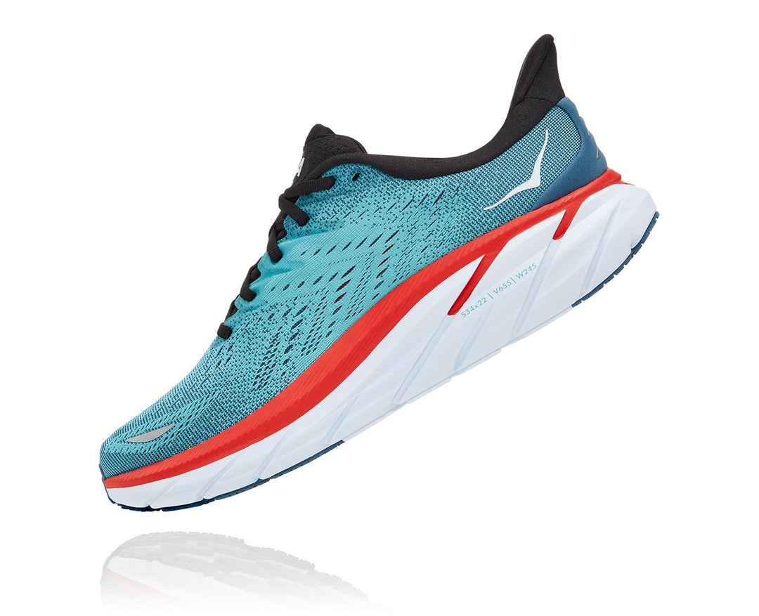 Hoka M CLIFTON 8 Real Teal / Aquarelle