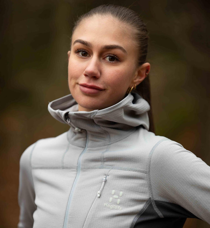 Haglöfs L.I.M Mid Comp Hood Women Concrete/Magnetite