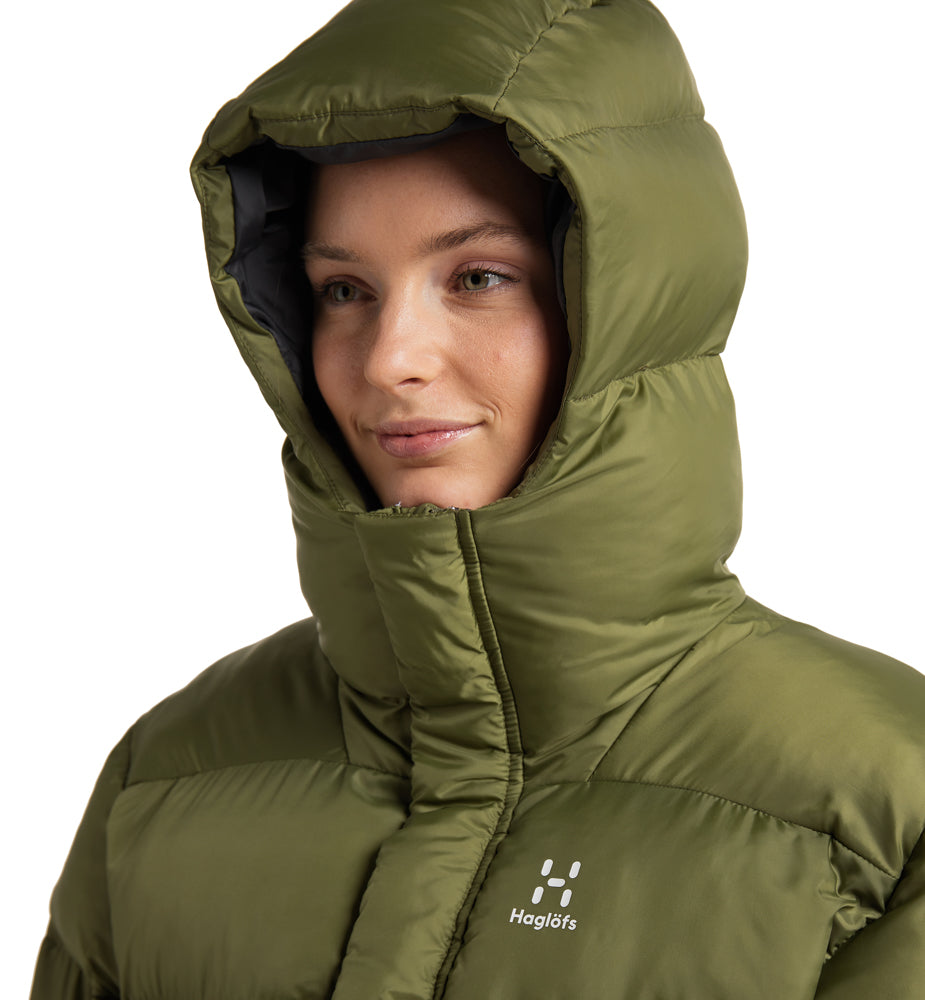 Haglöfs Puffy Mimic Hood Women Olive Green